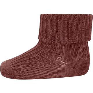 Baby Ankel Strømper I Merino Uld Med Ombuk