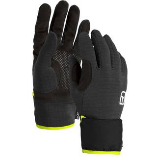 Ortovox Fleece Grid Cover Glove Handsker Herrer størrelse S farve sort
