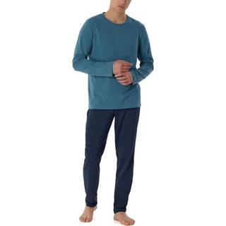 Schiesser Casual Essentials Pyjamas - Navy/Blue - 50