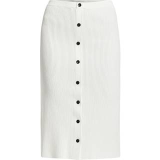 Proenza Schouler Rib-knit high-rise midi skirt - white - XL