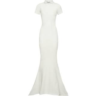 Balenciaga Cotton-blend T-shirt maxi dress - white - S