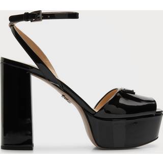 Prada Patent leather platform sandals - black - EU 38.5