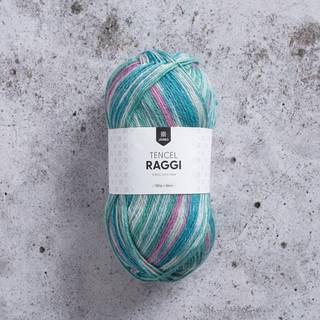 Järbo Tencel Raggi 100g 25012 Spring season Indhold: 75% uld, 25% tencel Vægt/længde: 100 g = ca. 266 meter Anbefalede pinde: 3.00 mm Strikkefasthed: 10 x 10 cm = 25 m x 33 p Vask: Håndvask / Tørres fladt.