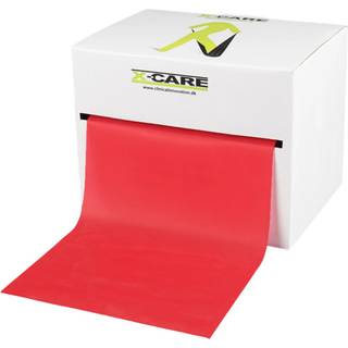 X-Care træningselastik rulle medium light, rød 25 m