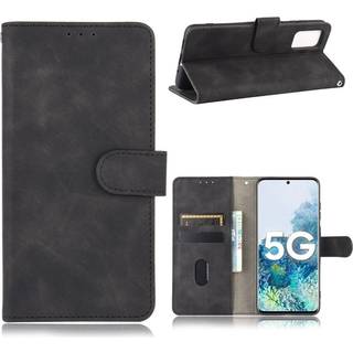 Samsung Galaxy S20 FE / S20 FE (5G) Læder Flip Cover m. Pung - Sort