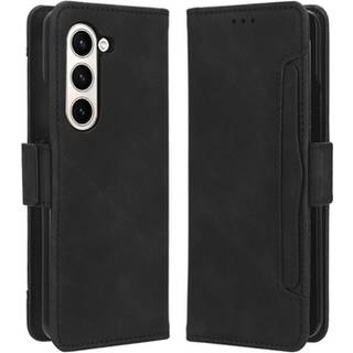 Samsung Galaxy Z Fold5 Pung Cover med Kortholder - Sort