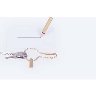 Nøglering - Keyring Pen (Guld)