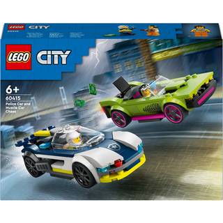 LEGO City Biljagt med politi og muskelbil 60415 (På lager i varehus)