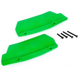 Traxxas - TRX9519G - Mud guards, rear, green (left and right)/ 3x15 CCS (2)/ 3x25 CCS (2)