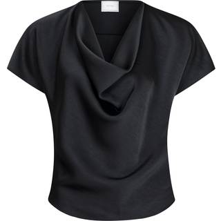Neo Noir Annabeth Heavy Sateen Top - Sort - str. 34