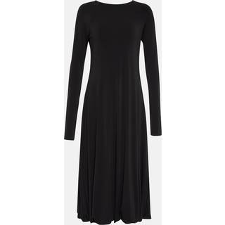 Jil Sander Jersey midi dress - black - XS