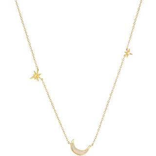 ANIA HAIE NAU008-03YG Cosmos Damen Halskette Gold 14K, verstellbar