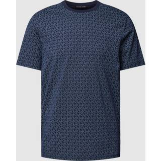 MK Logo Cotton T-Shirt - Blue - Michael Kors - XL