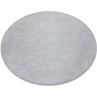 TÆPPER hjul INDUS sølv 91 glat, mélange cirkel 170 cm