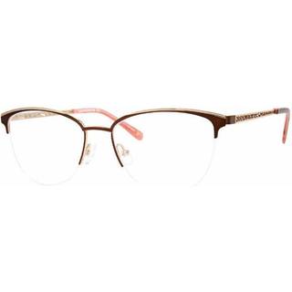 Liz Claiborne L 673 9Q 53 Briller Kvinder Brun - Dark Brown On Gold - 53mm