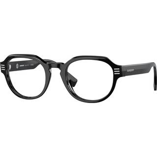 Burberry BE2386 3001 49 Briller Mænd Black - Black - 49mm