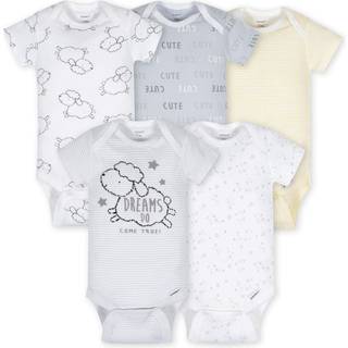 Gerber Unisex Baby 5-Pack Kortrmet Variety Onesies Bodysuits Starry Dreams Newborn