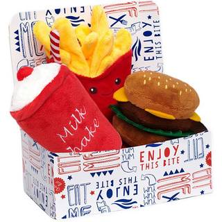 Meal Deal Box Hundelegetøj - Hamburger