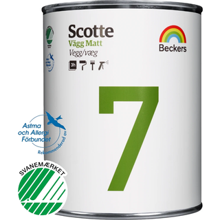 Beckers Scotte 7 Vægmaling - 0,9 L