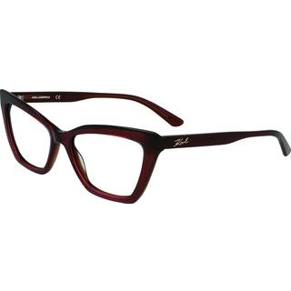 Karl Lagerfeld Kvinde KL6063 603 Optiske stel Acetat Bordeaux Cat Eye Normal Fotokromatisk