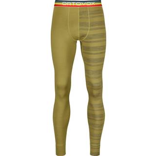 Ortovox 185 Rock'N'Wool Long Pants Merino undertøj Herrer størrelse XL farve olivengrøn