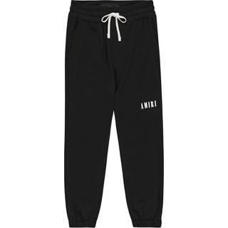 Amiri Kids Logo cotton sweatpants - black - Y 10