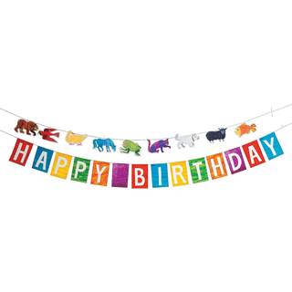 Fun Express - Brown Bear Garland til f?dselsdag - festindretning - h?ngende indretning - Garland - f?dselsdag - 2 stykker