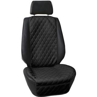 FH Group Car Seat Pushion Faux Leather Automotive Seat Pushions - Universal Fit Car Seat Push med frontlommer Airbag kompatible bilsædehynder til
