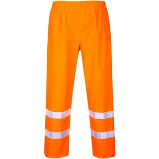 Hi-Vis Trafikbukser - Orange (Størrelse: S)