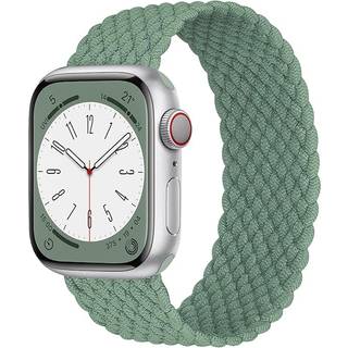 Flettet Solo Loop til Apple Watch Band 40mm 42mm 41mm 38mm 44mm 46mm 45mm Ultra/2 49mm Mænd/kvinder Stetrety Nylon Sport armbåndsstrop til Iwatch