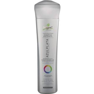 Naissant Silver Ash Blonde Hair Blue Shampoo | Eliminerer messing | Neutraliserer gule og orange toner | Paraben Ammoniak & Sulfat Free | Pro-Vit