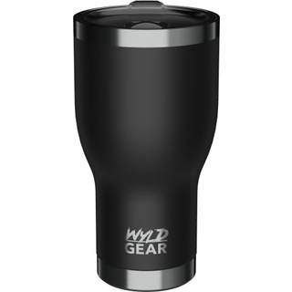 Wyld Gear Tumbler 30 oz Drikkeflaske størrelse 887 ml farve sort/grå
