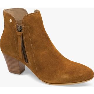 Ravel Ravel Brown Suede Leather Block Heel Ankle Boots