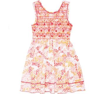 Poupette St Barth Kids Amelie embroidered floral cotton dress - multicoloured - Y 8