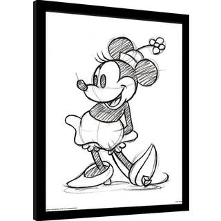 DISNEY - Framed 30X40 Print - Minnie Mouse Sketched Single
