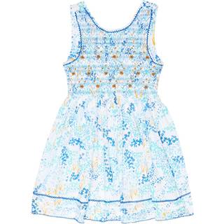 Poupette St Barth Kids Amelie floral cotton dress - multicoloured - Y 12