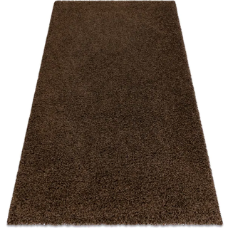 Tæppe SOFFI shaggy 5cm brun 160x220 cm
