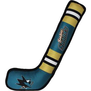 Pets First NHL SAN Jose Sharks Stick-legetj til hunde og katte. Spil hockey med dit kledyr med denne licenserede belnning for hrdt legetj!
