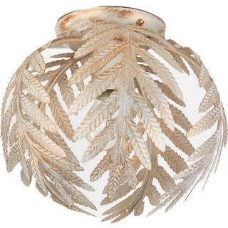 Felce loftlampe som bregne, elfenben, Ø 25 cm