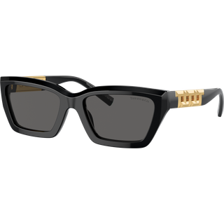 Tiffany Kvinde TF4213 8001S4 Solbriller Acetat Sort Grå Firkantet Normal
