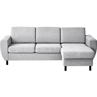Rom Nordic vendbar sofa m. chaiselong - lysegrå