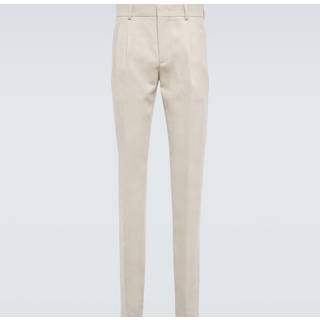 Loro Piana Linen slim pants - white - EU 46