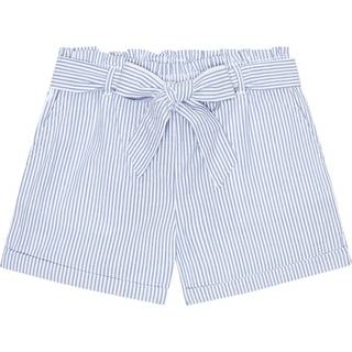 Polo Ralph Lauren Kids Striped seersucker cotton shorts - blue - Y 8