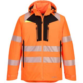 DX4 hi-vis vinterjakke - Orange/Sort (Størrelse: S)