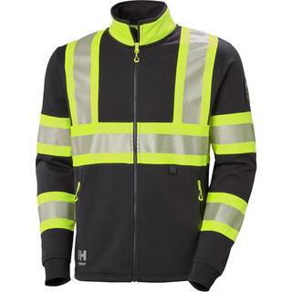 Helly Hansen Workwear Sweatshirt ICU advarsels helzip, sort/gul. Tröja 79274-369 ICU Helzip