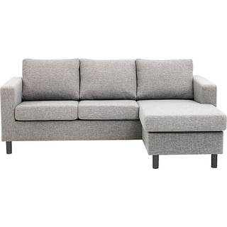 Oslo vendbar sofa med chaiselong - lysegrå