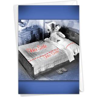 Nobleworks - humoristisk jubil?um lyk?nskningskort med 5 x 7 tommer konvolut (1 kort) par mand kone for?ldre jubil?um tillykke hendes side 9703