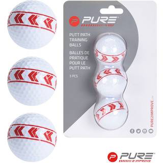 Pure2Improve Træningsbolde med puttelinje