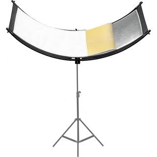 Caruba Curved Face Reflector Pro Set (incl. extension set) 180cm x 65cm