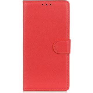 Samsung Galaxy M13 Litchi Læder Cover m. Pung - Rød